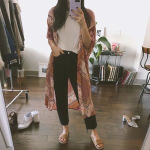 TWO Forever 21 Floral Kimonos